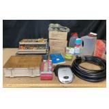 Rubbermaid Water Bottle, Panasonic CD Player, Plan