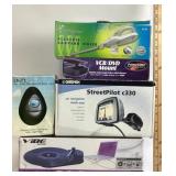 Vibe USB Turntable, Garmin GPS, Electric Knife