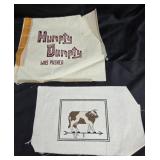 Humpty Dumpty, Cow Needlepoint Panels