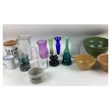 Glass Vases, Mixing Bowls, Mason Jar