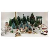 Christmas Figurines, Trees, Decorations