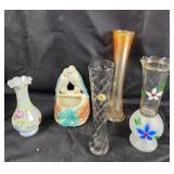 Hand-Painted Vases, Ceramic Bird Figurine
