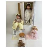 Porcelain Dolls: Hope, Posing Kimmie, Praying