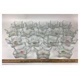 Libbey Glass Star-Shaped Bowls
