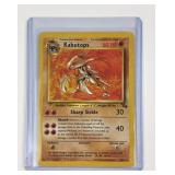 Pokemon vintage kabutops card