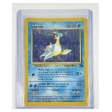 Pokemon vintage holographic Lapras card