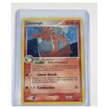 Pokemon vintage holographic Camerupt card