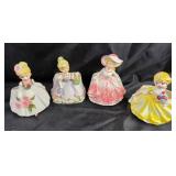 Relpo Lady Planters With Floral Accents