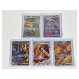 5 Pokemon full art cards
