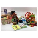 Toy Collection Sesame Street Big Bird, Wood Blocks