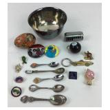 Vintage Collection: Souvenir Spoons, Keychains,