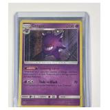 Pokemon holographic Gengar card