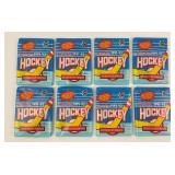 8 sealed hockey packs