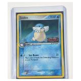 Pokemon vintage holographic stamped Sealeo card