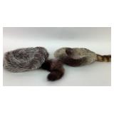 2 Davy Crockett Raccoon Hats