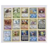 15 Pokï¿½mon vintage cards