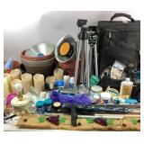 Tripods, Planters, Candles, American Tourister Bag