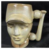 1978 Ceramic Baseball Player Mug