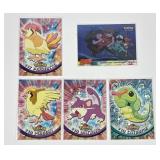 5 Pokï¿½mon vintage 1999 Tops cards