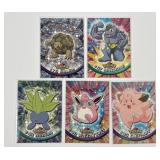 5 Pokï¿½mon vintage 1999 Tops cards