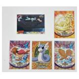 5 Pokï¿½mon vintage 1999 Tops cards