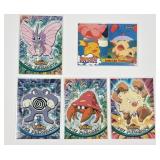 5 Pokï¿½mon vintage 1999 Tops cards