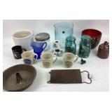 Ceramic Mugs, Glassware, Jars, Kitchen Items