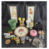 Decorative Ceramics, Glassware, Framed Artwork