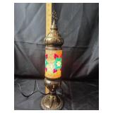 Moroccan-Style Mosaic Glass Table Lamp