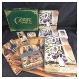 The Charade Game By Pressman, Wine-Themed Trays