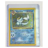 Pokemon Vintage Holographic Vaporeon Card