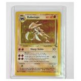 Pokemon Vintage Holographic Kabutops Card