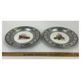 American Art China Pewter Bicentennial Plates