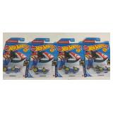 4 Hot Wheels Mario Kart Cars