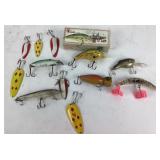 Fishing Lures Including Fred Young, Heddon, Darede