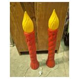 Union Products Christmas Blow Mold Candle Lights