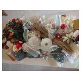 Holiday Decorations Including Ornaments, Greenery