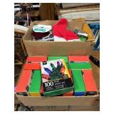 Large lot NIB Christmas lights, decorations