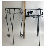 Metal Wire Planter Stands