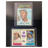 Hank Aaron Braves Baseball Card, Hank Aaron Dick