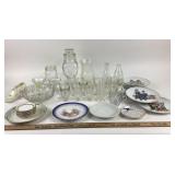 Glassware, Porcelain Plates, Norman Rockwell