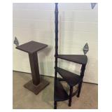 2 plant stands