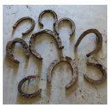Rustic Metal Horseshoes