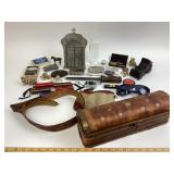 Religious Triptych, Wooden Chest, Leather Belt
