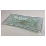 Fused Glass Decorative Tray by Hegman