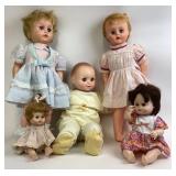 Plastic Dolls in Dresses, Various Styles