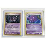 2 Pokemon Vintage Haunter Cards