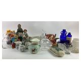 Glassware, Porcelain Figurines, Decorative Items