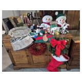 Christmas Lot: Snowman Stuffed Animals With