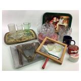 Glassware, Decorative Trays, Plates, Okinawa Box